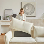Divano a 3 posti in tessuto ciniglia