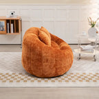 Divano a Pavimento a 2 Posti con Rivestimento in ciniglia e Memory Foam