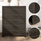 Cassettiera elegante in MDF a 5 cassetti con finitura effetto legno