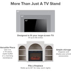 Mobile TV con Camino Elettrico e Vano Contenitore
