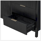 Credenza con motivo a onde e contenitore