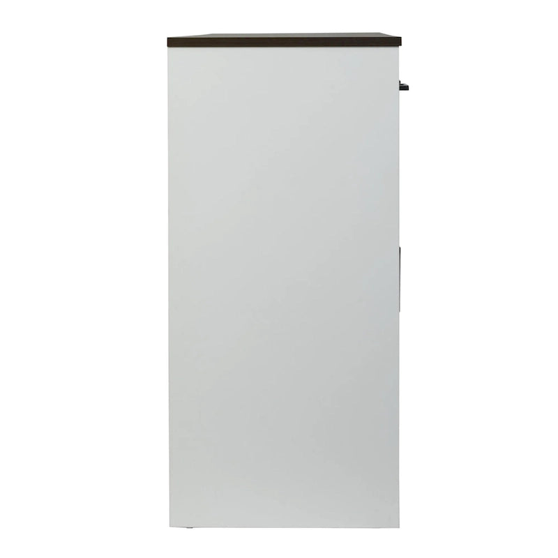 Mobile Credenza a 3 Cassetti con Ante con Dettaglio a X