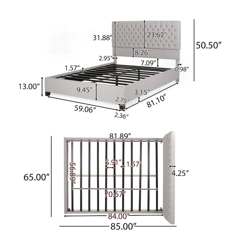 Set Letto Queen Imbottito Trapuntato