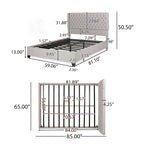 Set Letto Queen Imbottito Trapuntato