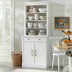 Credenza modulare con ripiani regolabili