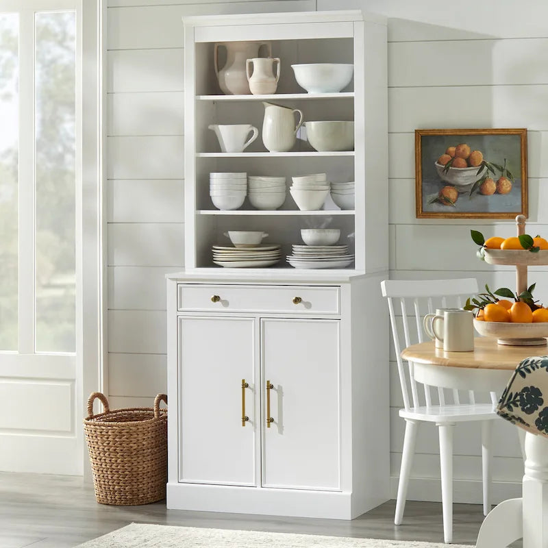 Credenza modulare con ripiani regolabili