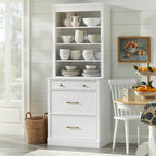 Credenza modulare con ripiani regolabili