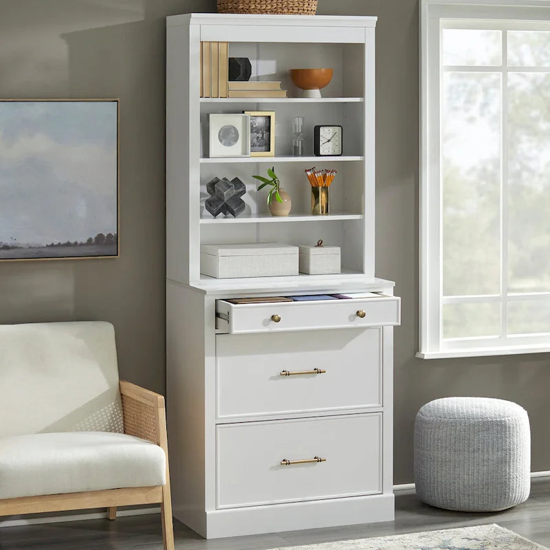 Credenza modulare con ripiani regolabili