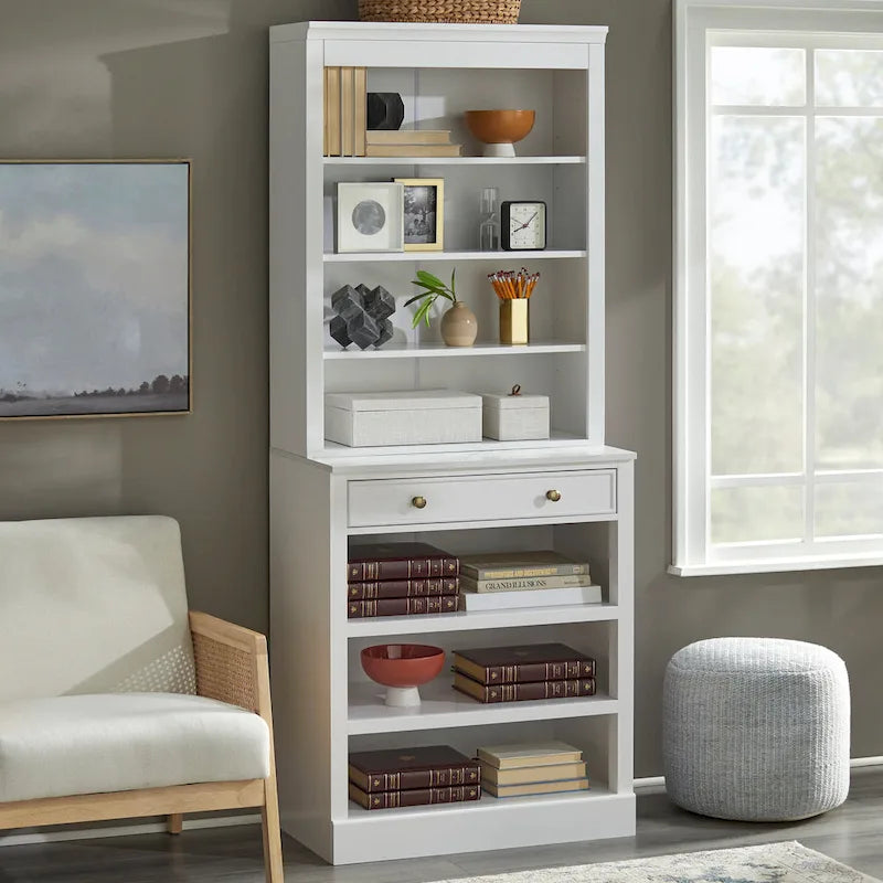 Credenza modulare con ripiani regolabili