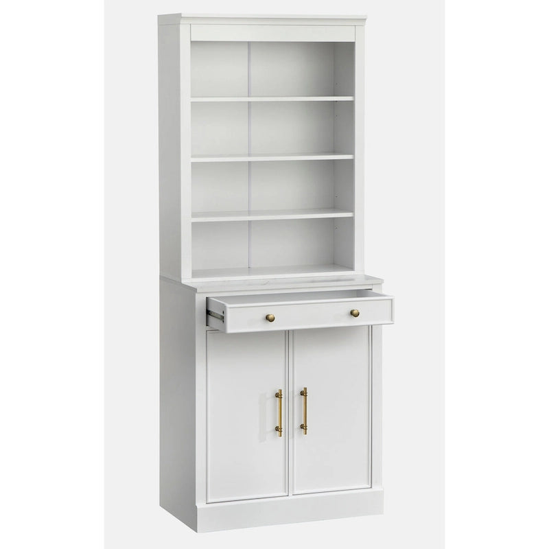 Credenza modulare con ripiani regolabili