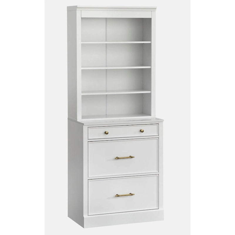 Credenza modulare con ripiani regolabili