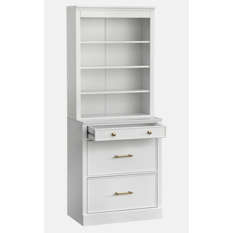 Credenza modulare con ripiani regolabili