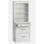 Credenza modulare con ripiani regolabili