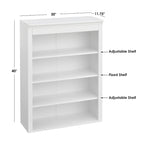 Credenza modulare con ripiani regolabili