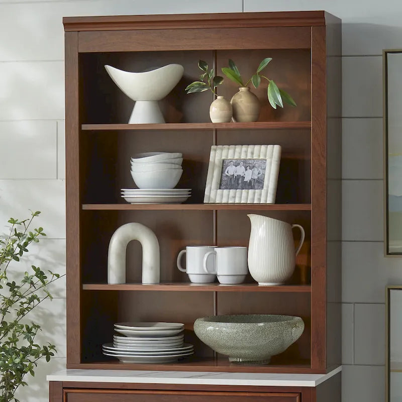 Credenza modulare con ripiani regolabili