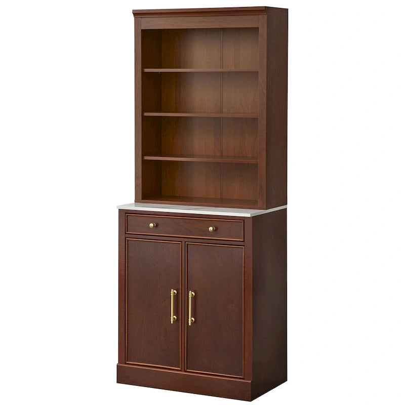 Credenza modulare con ripiani regolabili