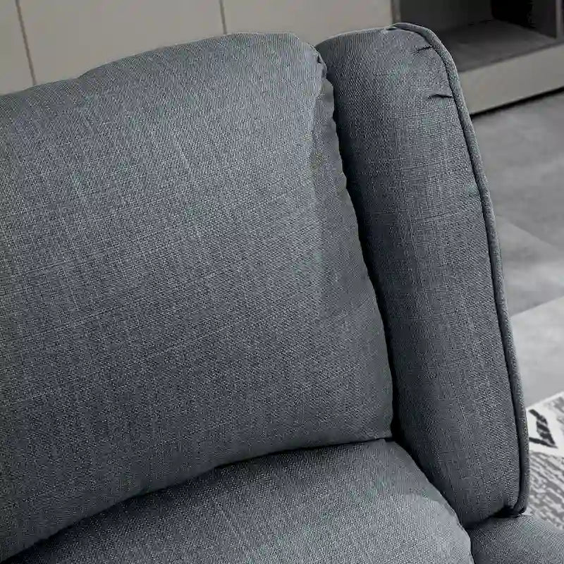 Poltrona reclinabile massaggiante vibrante riscaldata con schienale a orecchioni e telecomando