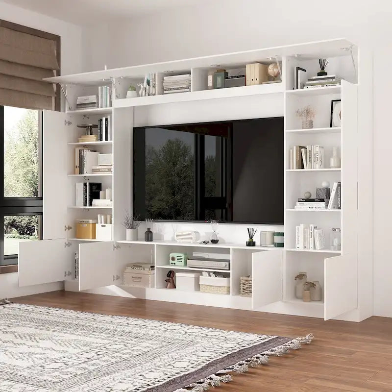 Mobile TV con Libreria e Illuminazione a LED