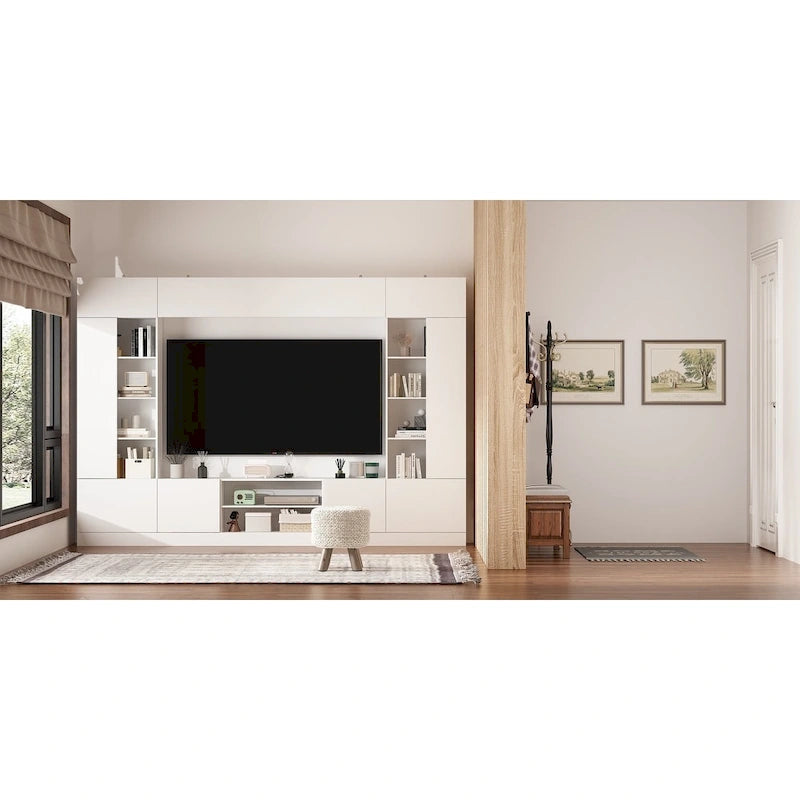 Mobile TV con Libreria e Illuminazione a LED