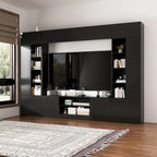 Mobile TV con Libreria e Illuminazione a LED