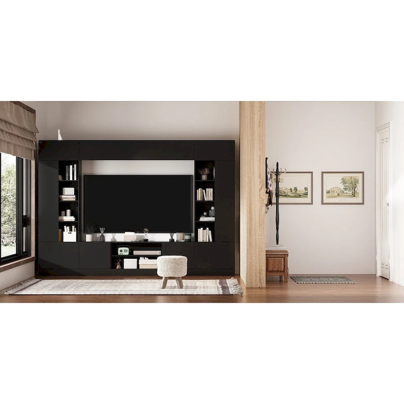 Mobile TV con Libreria e Illuminazione a LED