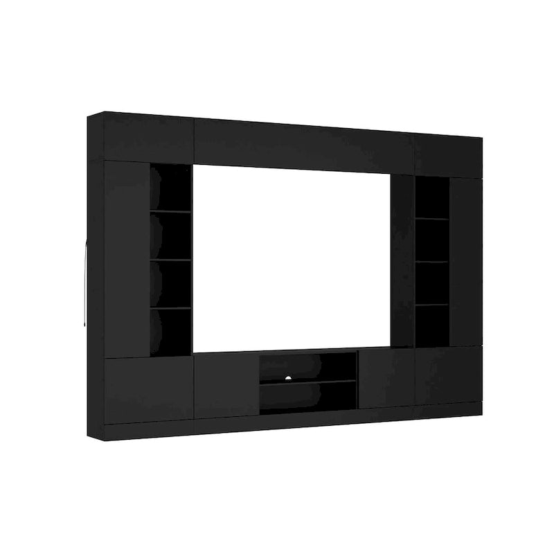 Mobile TV con Libreria e Illuminazione a LED