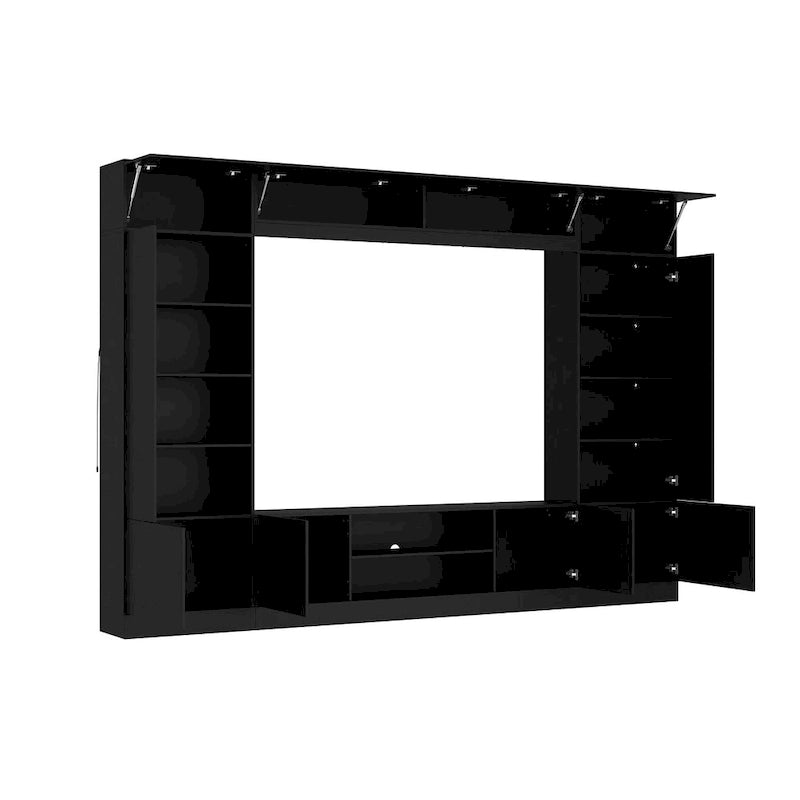 Mobile TV con Libreria e Illuminazione a LED