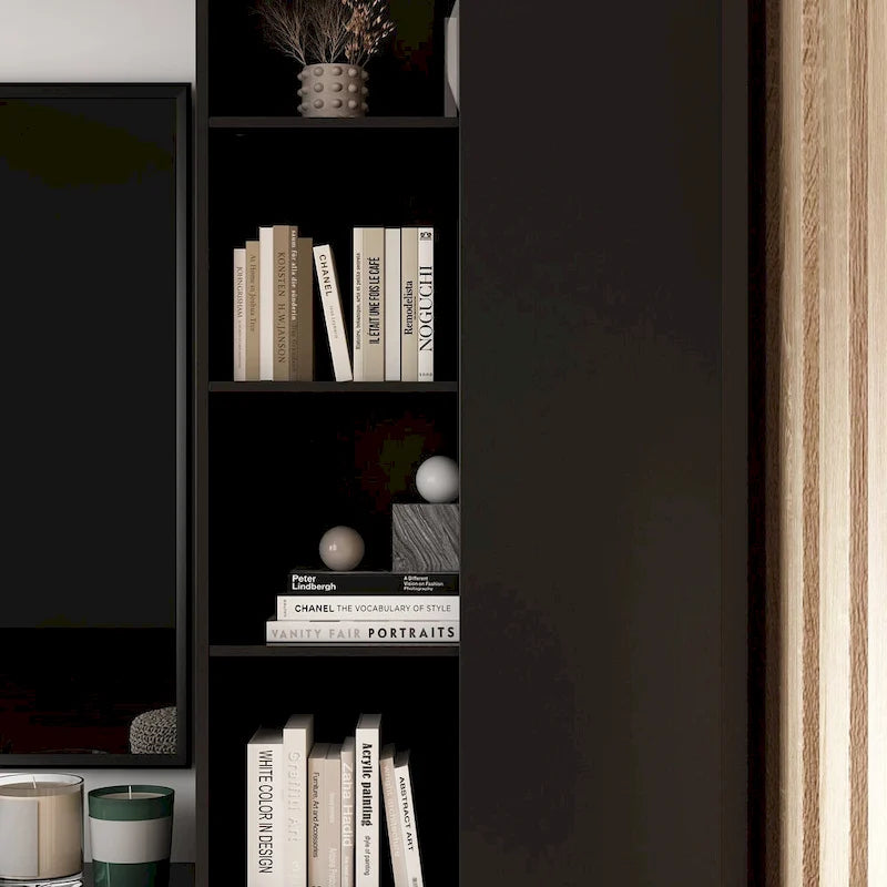 Mobile TV con Libreria e Illuminazione a LED