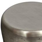 Tavolino d'appoggio in metallo industriale, completamente assemblato - 50,8 L x 50,8 P x 55,9 H cm