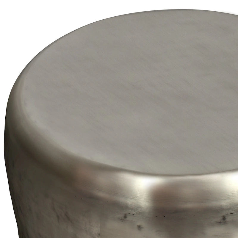 Tavolino d'appoggio in metallo industriale, completamente assemblato - 50,8 L x 50,8 P x 55,9 H cm