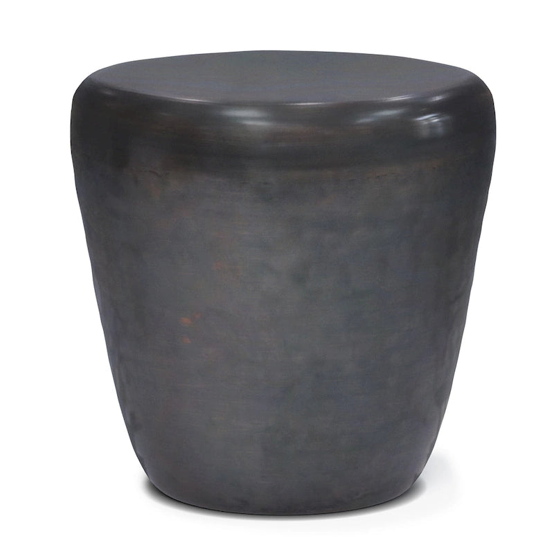 Tavolino d'appoggio in metallo industriale, completamente assemblato - 50,8 L x 50,8 P x 55,9 H cm