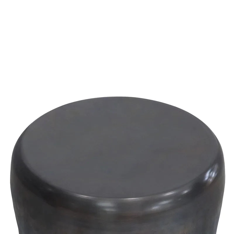 Tavolino d'appoggio in metallo industriale, completamente assemblato - 50,8 L x 50,8 P x 55,9 H cm