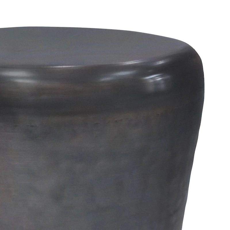 Tavolino d'appoggio in metallo industriale, completamente assemblato - 50,8 L x 50,8 P x 55,9 H cm