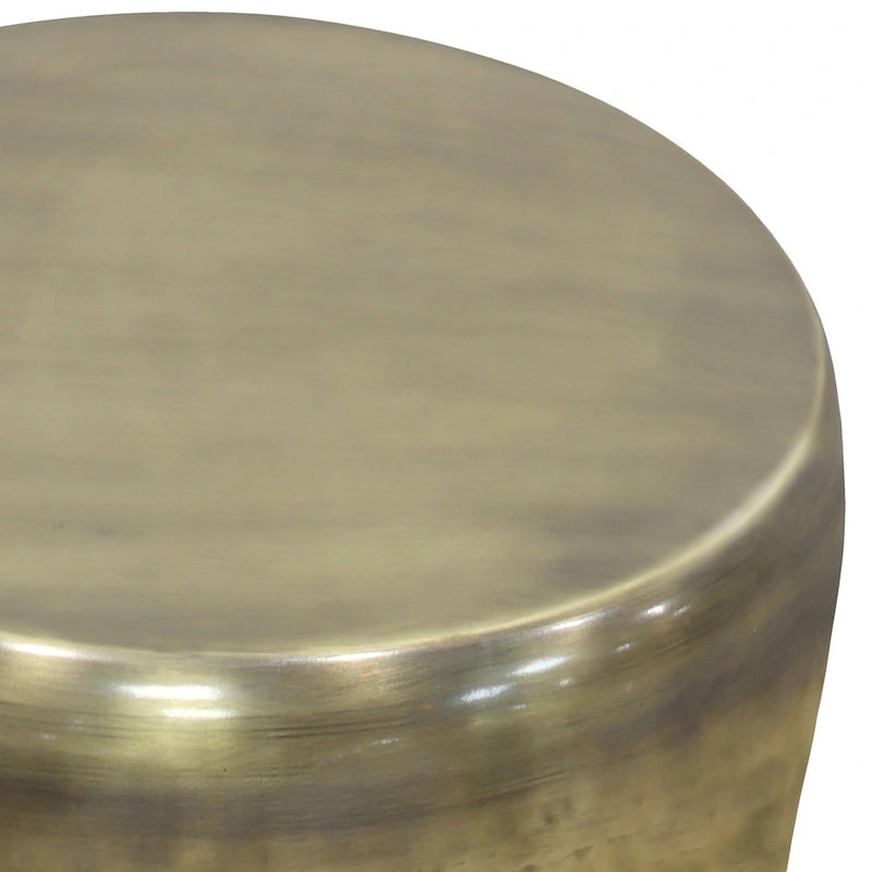 Tavolino d'appoggio in metallo industriale, completamente assemblato - 50,8 L x 50,8 P x 55,9 H cm