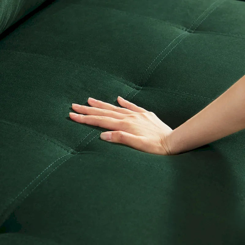Divano letto angolare 88 estraibile reversibile con contenitore, divano letto angolare con chaise longue contenitore sinistra/destra