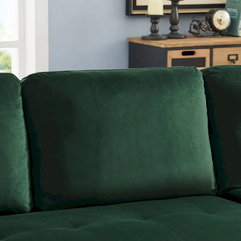 Divano letto angolare 88 estraibile reversibile con contenitore, divano letto angolare con chaise longue contenitore sinistra/destra