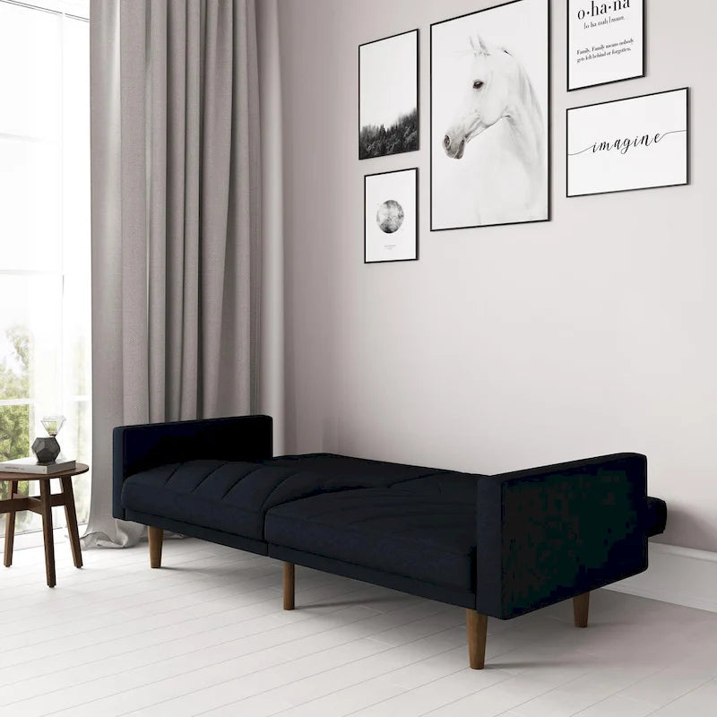 Divano letto futon in lino
