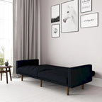 Divano letto futon in lino