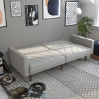 Divano letto futon in lino