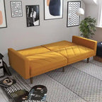 Divano letto futon in lino