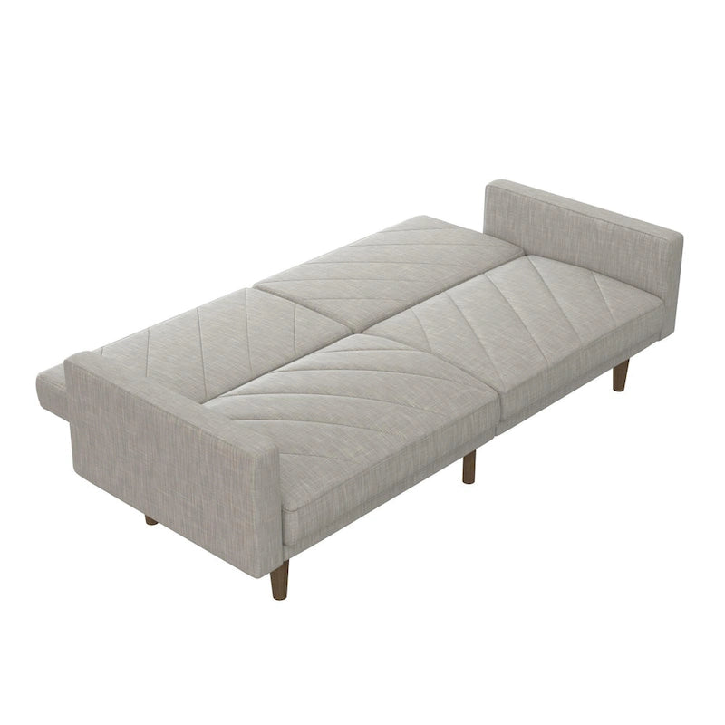 Divano letto futon in lino