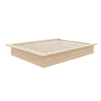 Struttura letto a piattaforma in rovere