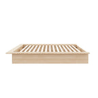 Struttura letto a piattaforma in rovere