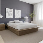 Struttura letto a piattaforma in rovere