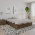 Struttura letto a piattaforma in rovere
