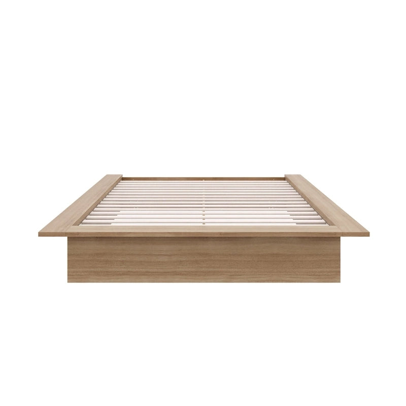 Struttura letto a piattaforma in rovere