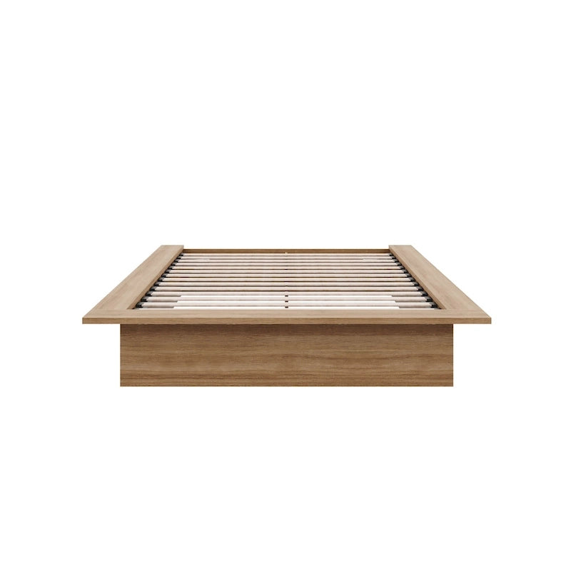 Struttura letto a piattaforma in rovere