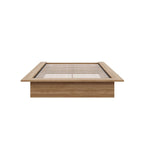 Struttura letto a piattaforma in rovere