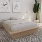 Struttura letto a piattaforma in rovere