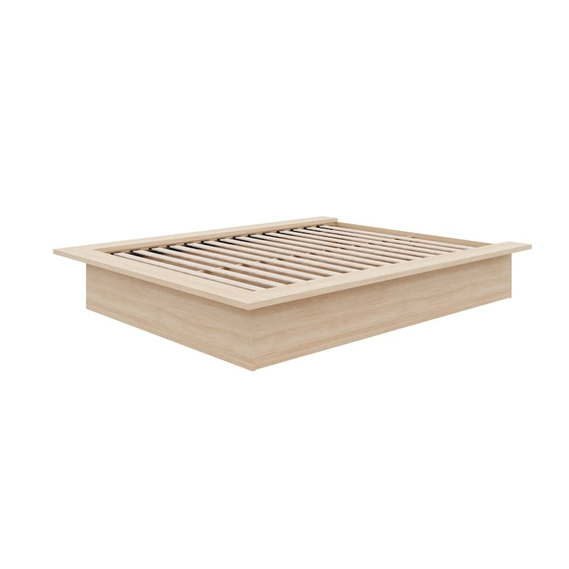 Struttura letto a piattaforma in rovere